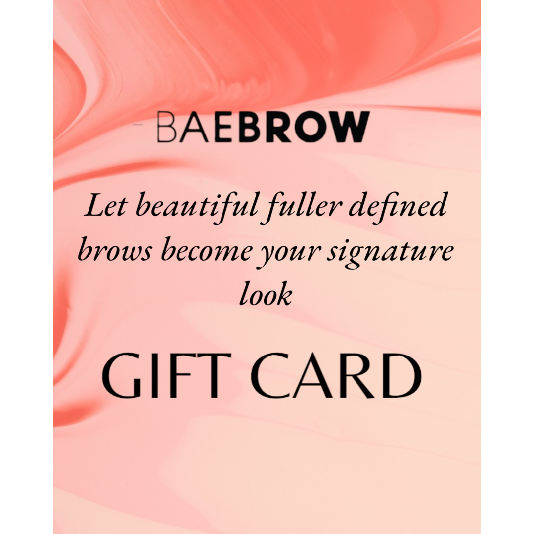 Need a last-minute gift?! We have just what you need! Purchase a digital&nbsp;GIFT CARD for $25, $50 or $100 and give the gift of beautiful brows and self-care!