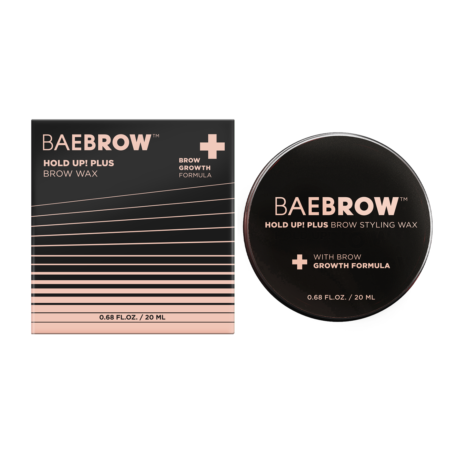 HOLD UP! PLUS Brow Wax is a new, unscented version which includes a powerful brow growth formula. Infused with nourishing ingredients like Biotinoyl Tripeptide-1, it doesn't just style - it nurtures and grows your brows over time