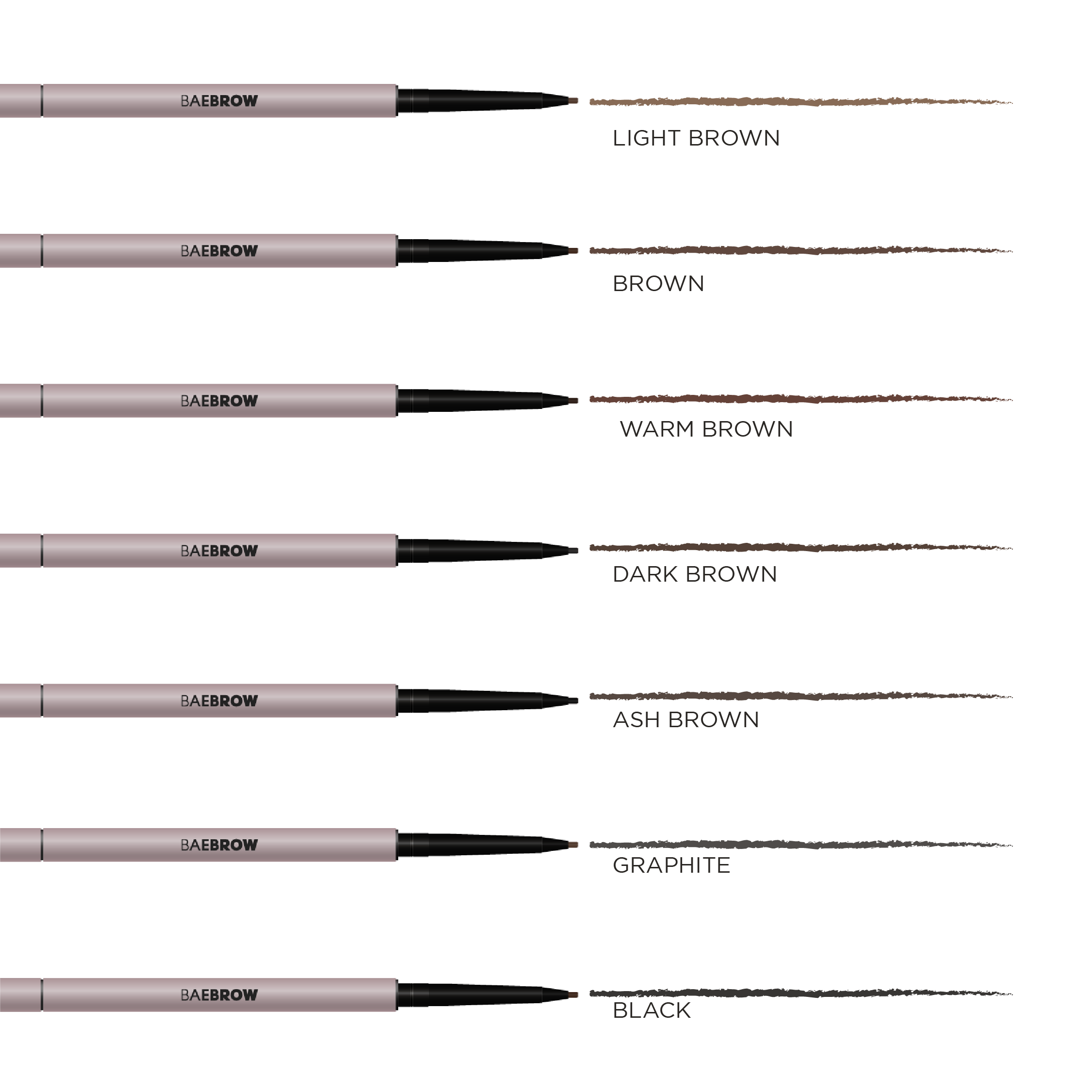 B-LINER Ultra Thin Brow Pencil - Round Tip