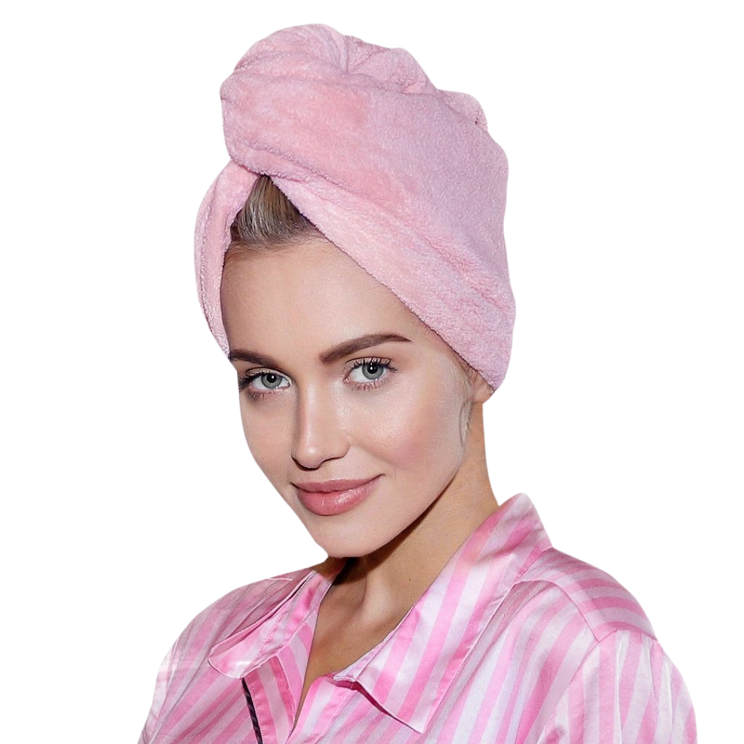 Time to discard bulky towels and opt-in for this lightweight headwrap made of super soft microfiber that absorbs excess water so you can cut your hair blow-drying time in half!