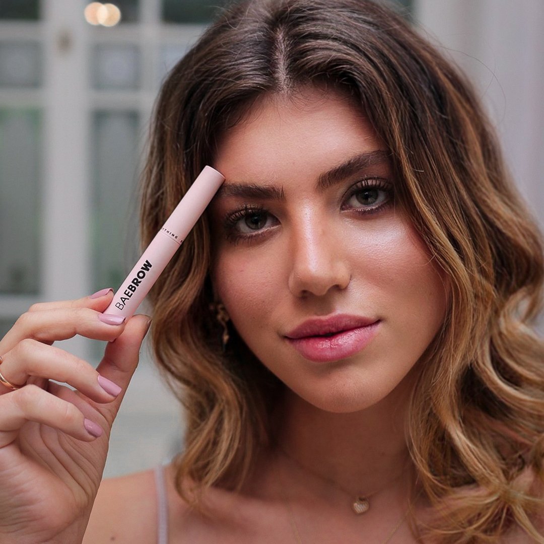 BAE-ALL-DAY Eyebrow Conditioner in lightweight gel form designed for daily use for eyebrow care