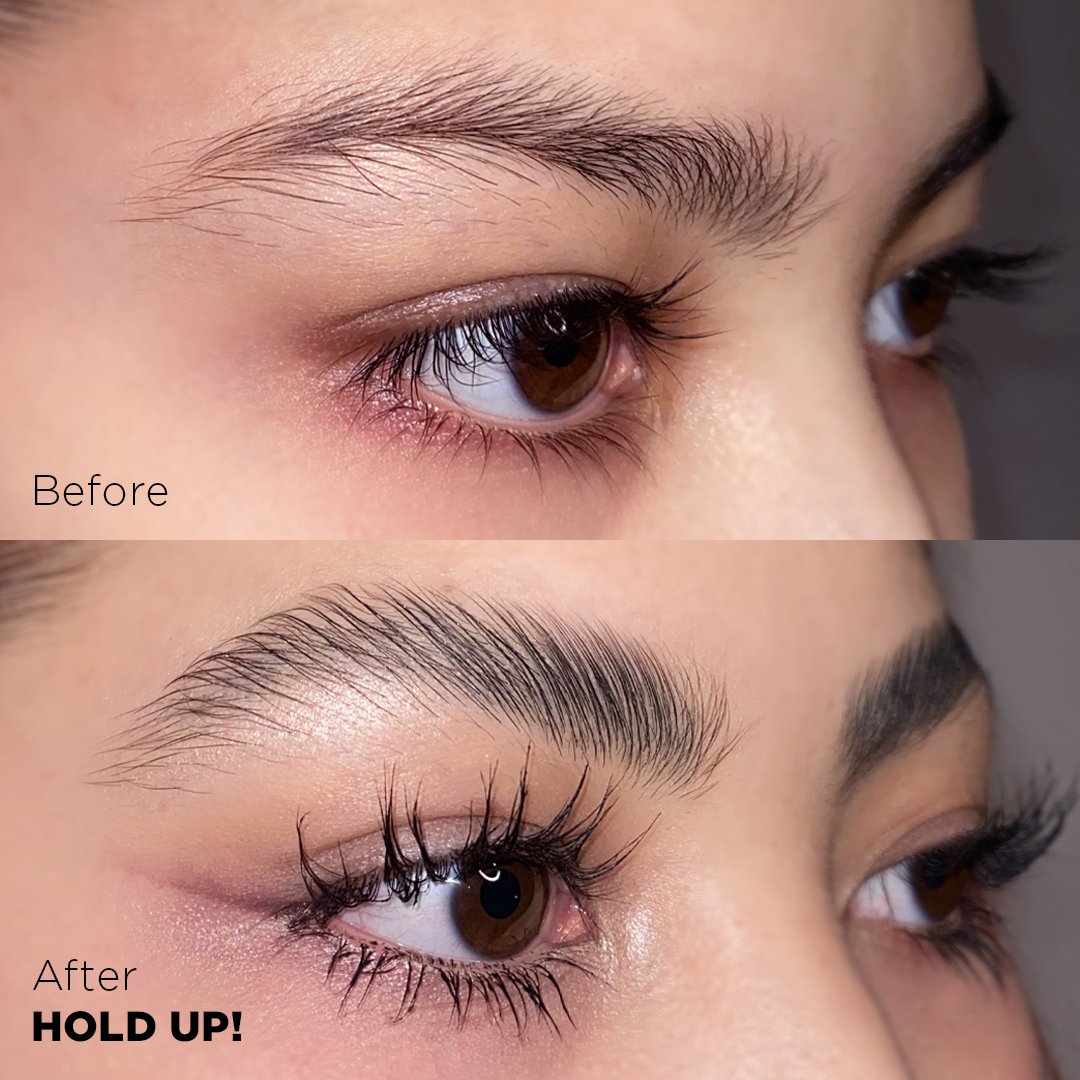 HOLD UP! Flexible Brow Wax + Dual Angled Brush