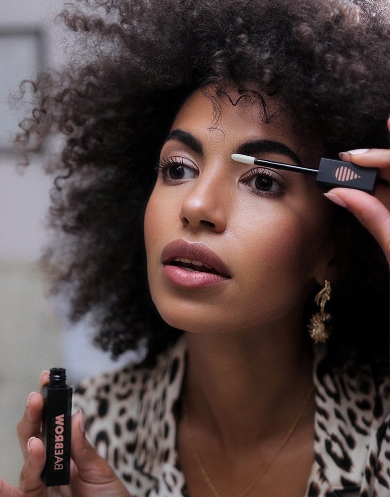 WHAT THE BROW! Eyebrow Growth Serum 100% natural formula for brow care strengthen and lengthen eyebrows tube with an applicator