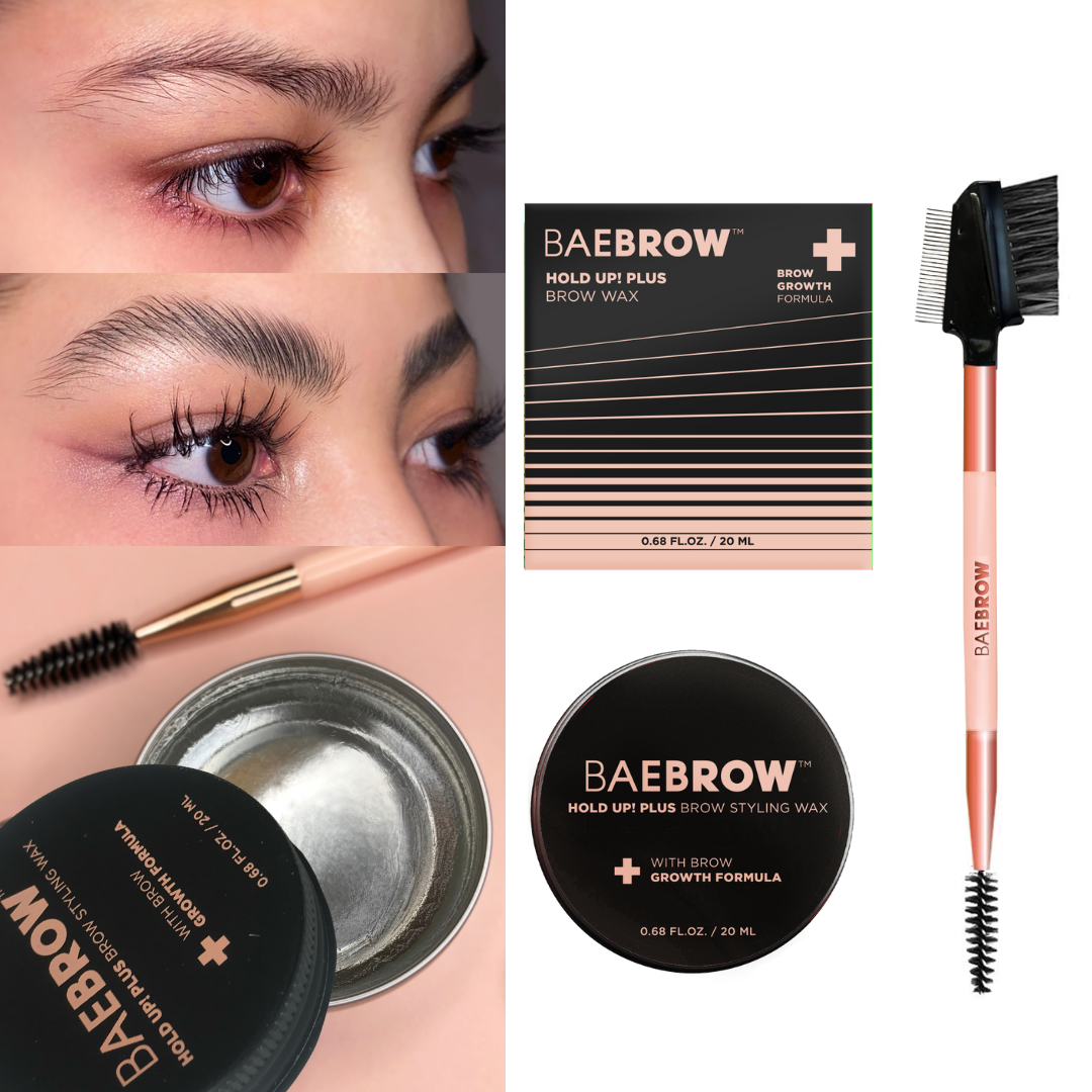 HOLD UP! PLUS Brow Styling Wax + Multitasker PRO Brush