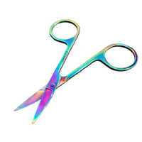 Eyebrow Chromatic Scissors - perfect tool for eyebrow trimming and shaping made with 100% stainless steel