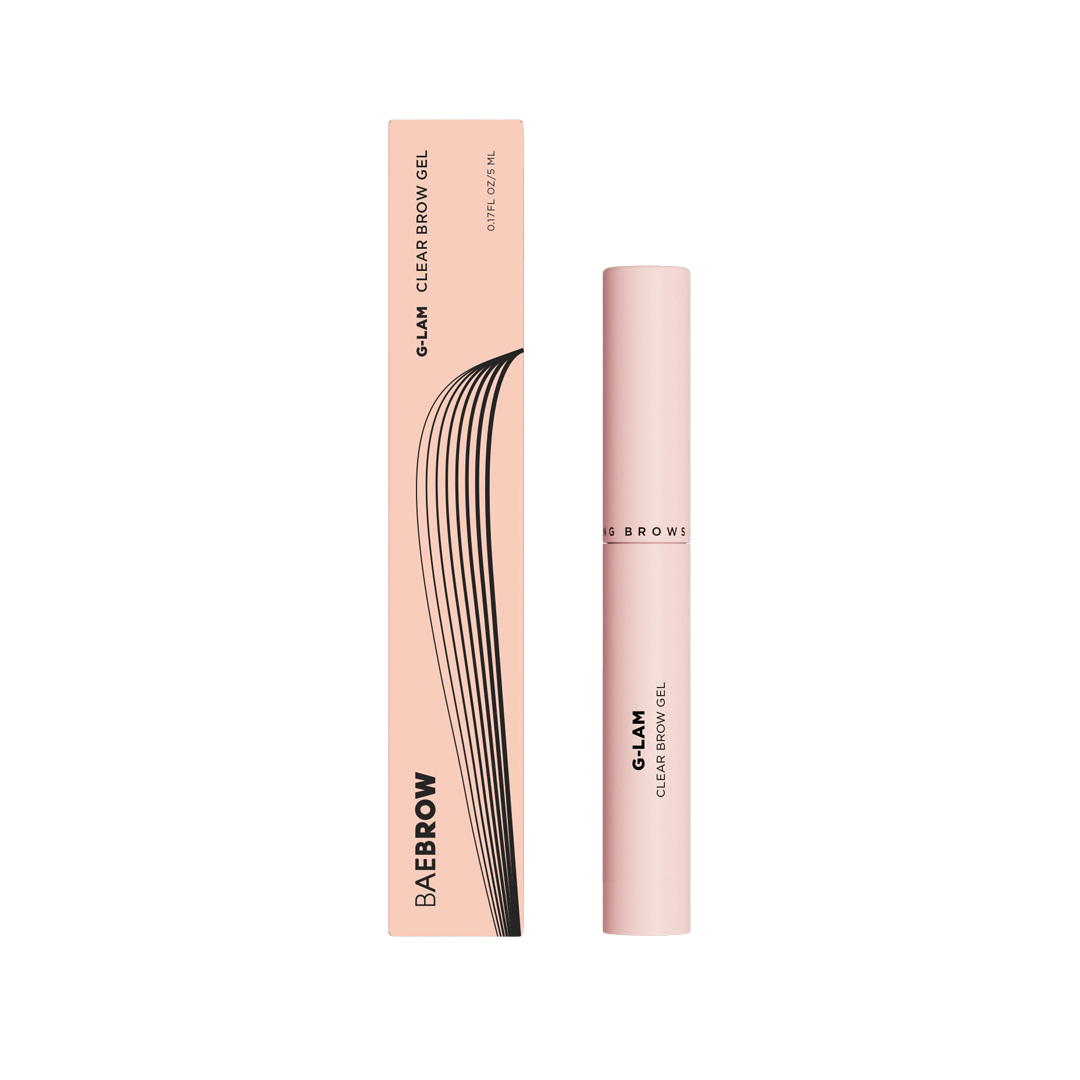 G-LAM is a clear eyebrow gel designed to groom brows and instantly deliver a lifted and fuller look.