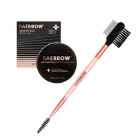 HOLD UP! PLUS Brow Styling Wax + Multitasker PRO Brush - BAEBROW
