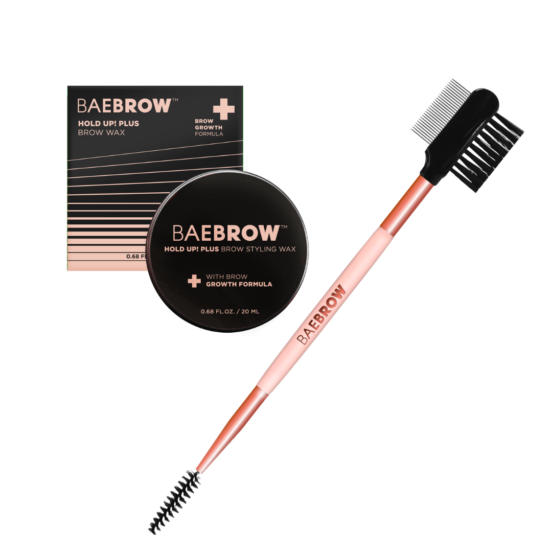 HOLD UP! PLUS Brow Styling Wax + Multitasker PRO Brush