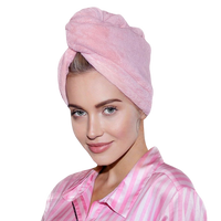Time to discard bulky towels and opt-in for this lightweight headwrap made of super soft microfiber that absorbs excess water so you can cut your hair blow-drying time in half!
