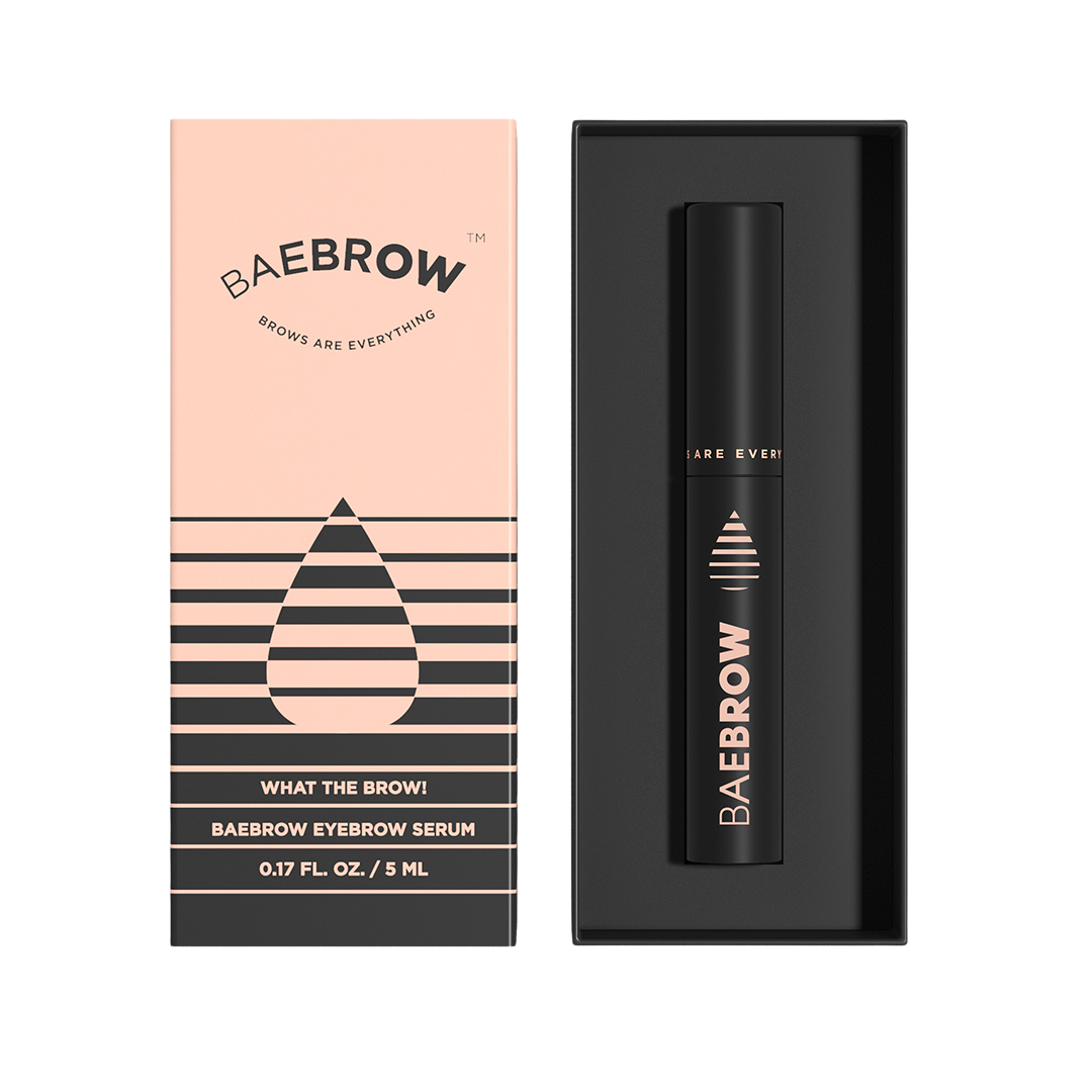 BAEBROW's WHAT THE BROW! Eyebrow Lash Serum is a 100% natural mix of the highest quality oils that work together to fortify, strengthen and lengthen your eyebrows.
