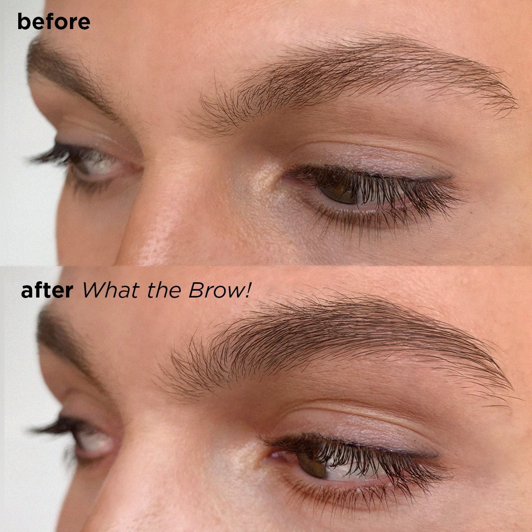 What The Brow! Eyebrow Growth Serum + BAEBROW Instant Tint for Eyebrows